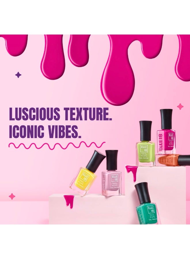إل 18 طلاء أظافر Elle 18 Nail Pop Gel Finish G24 10 مل - Image 3